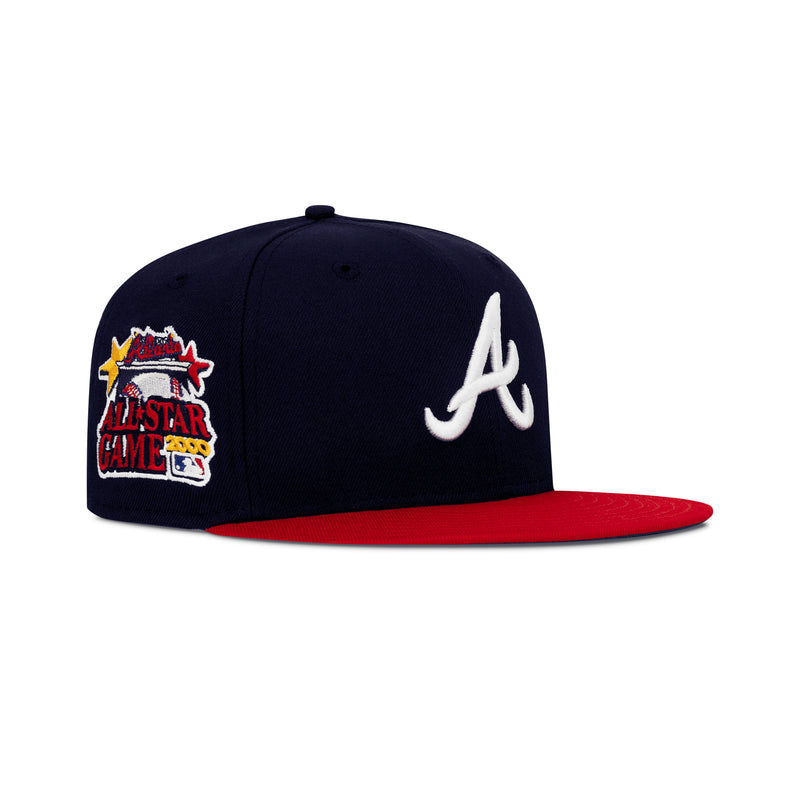 Men's New Era Red/Neon Green Atlanta Braves 2000 MLB All-Star Game