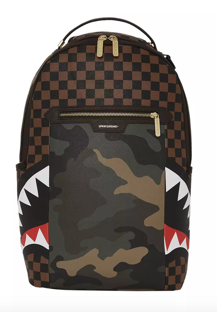 SPRAYGROUND SHARKS IN PARIS BACKPACK | BROWN/BLACK