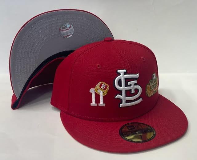 New Era St. Louis Cardinals Fitted Grey Bottom Red White (Multi