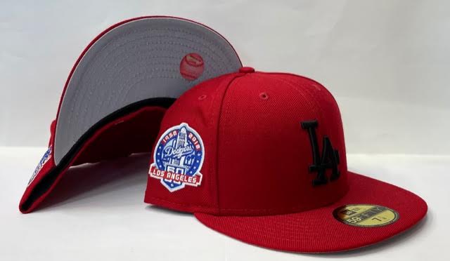 New Era 59Fifty MLB Basic Fitted Cap - Los Angeles Dodgers/Red