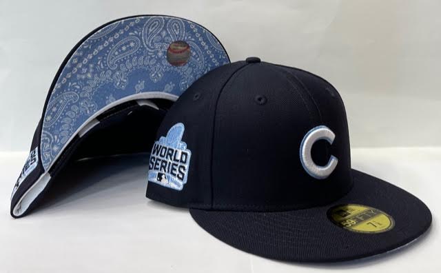 New Era Chicago Cubs 2016 World Series Side Patch 5950 Fitted Hat | Blue