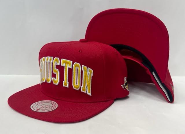 Mitchell & Ness Houston Rockets Snapback Red Bottom Red White Yellow –  FCS Sneakers