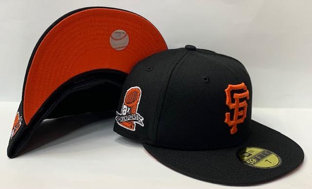 New Era San Francisco Giants Fitted Orange Bottom 
