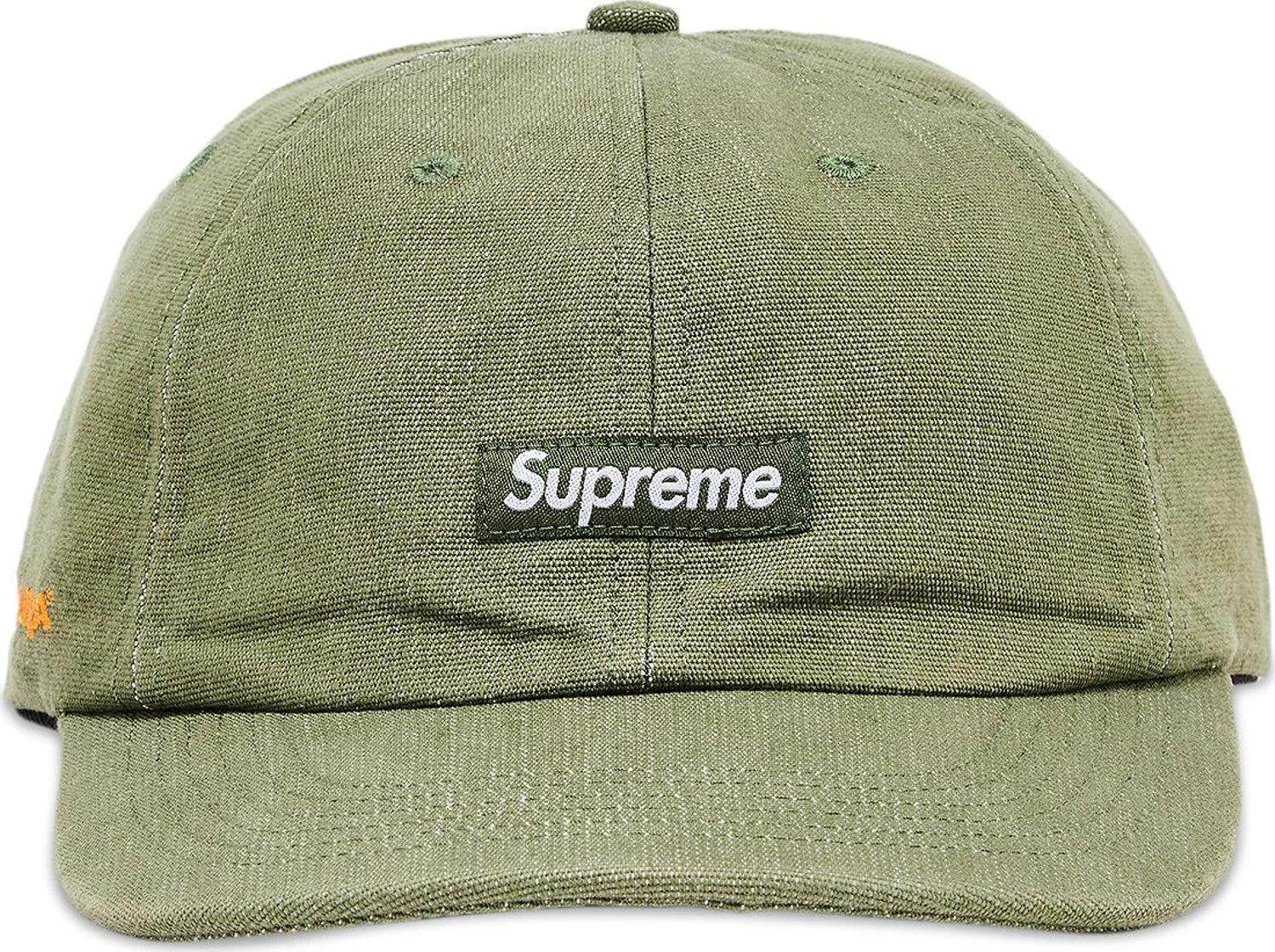 Supreme Cordura Denim Small Box 6-Panel Dad Hat 