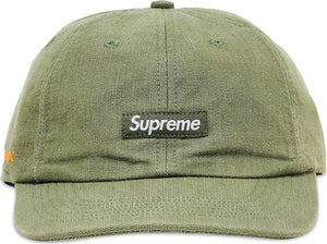 Supreme Cordura Denim Small Box 6-Panel Dad Hat 