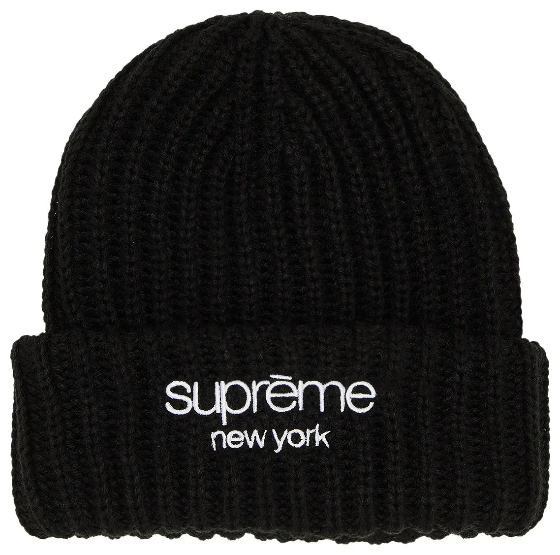 Supreme Ribbed Classic Logo Beanie 