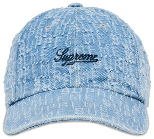 Supreme Needle Punch Denim 6-Panel Dad Hat 