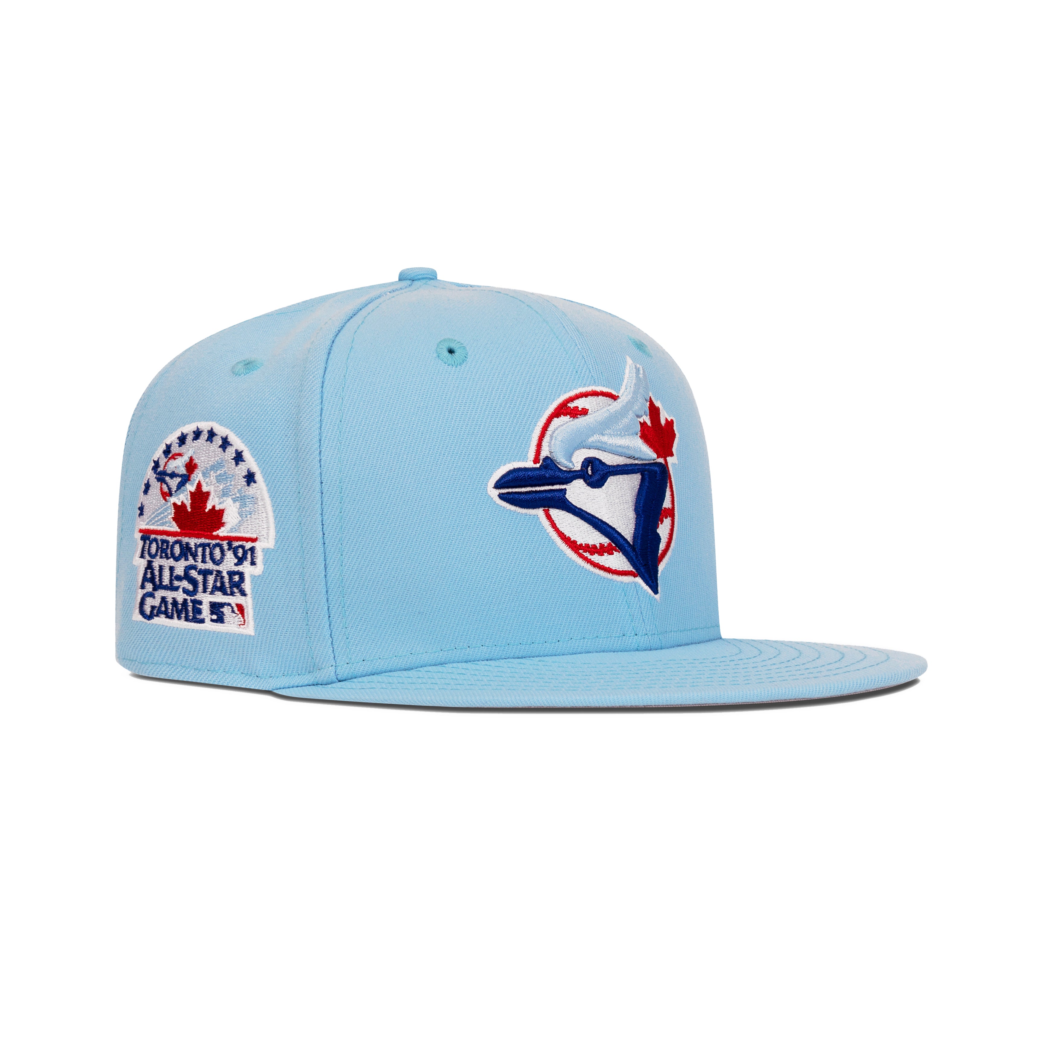 New Era Toronto Blue Jays Fitted Grey Bottom 