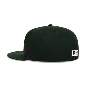 New Era Milwaukee Brewers Fitted Purple Bottom 