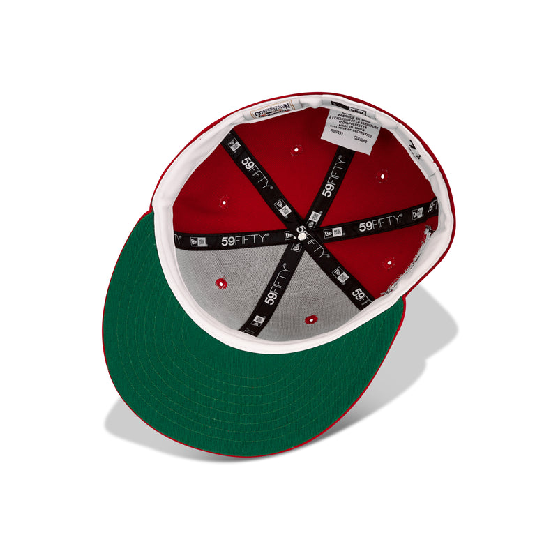 New Era St. Louis Cardinals Fitted Green Bottom 