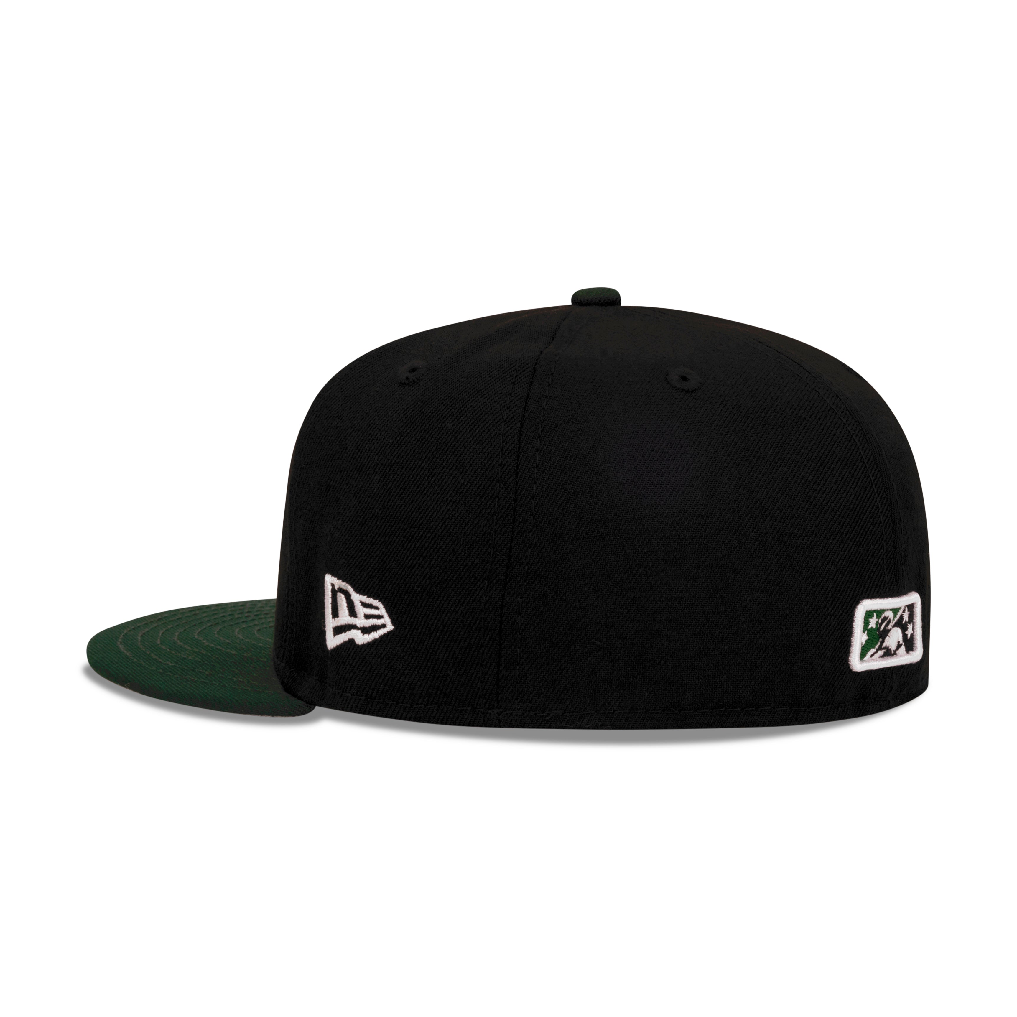 New Era Eugene Emeralds Fitted Grey Bottom 