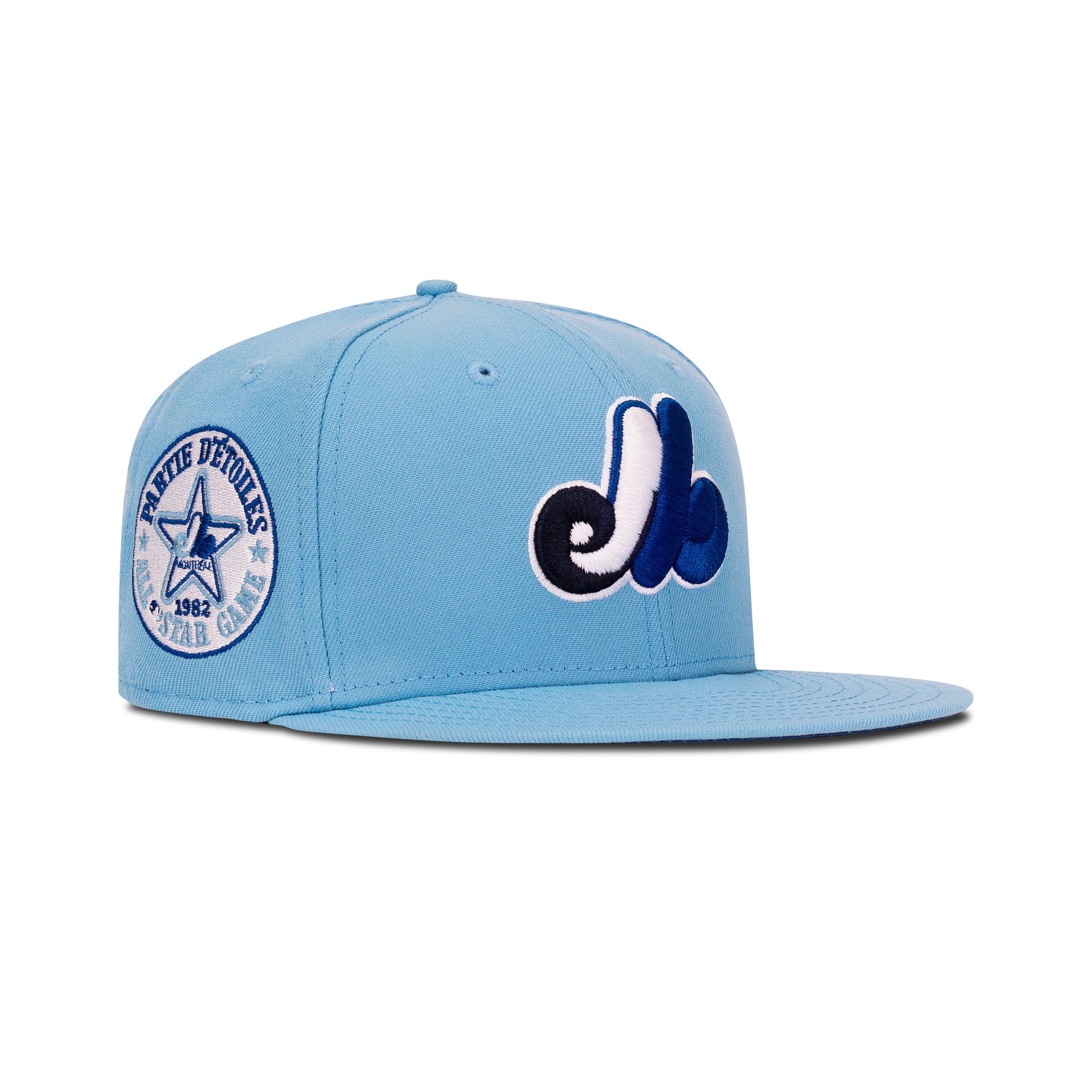 New Era Montreal Expos Fitted Blue Bottom 