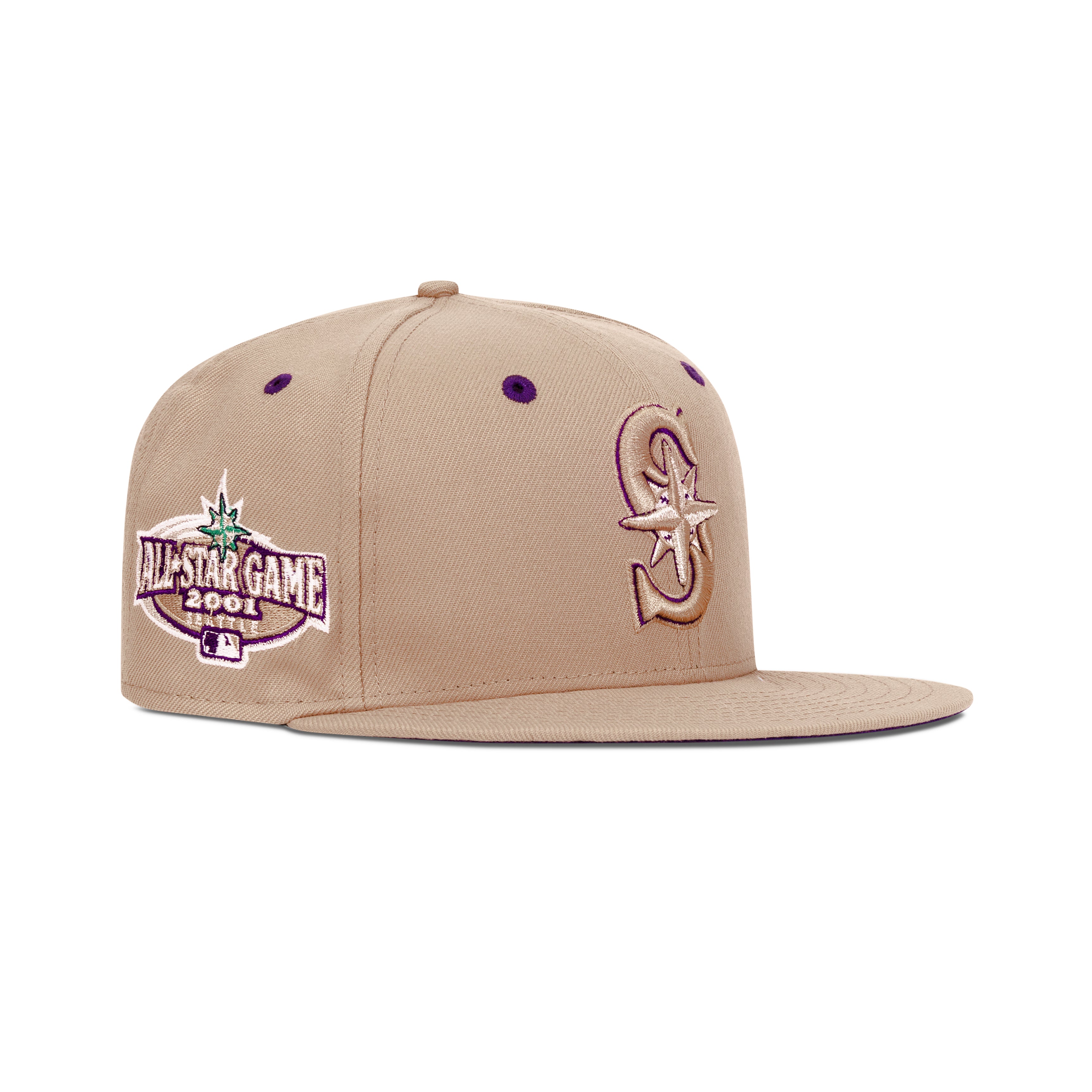 New Era Seattle Mariners Fitted Purple Bottom 