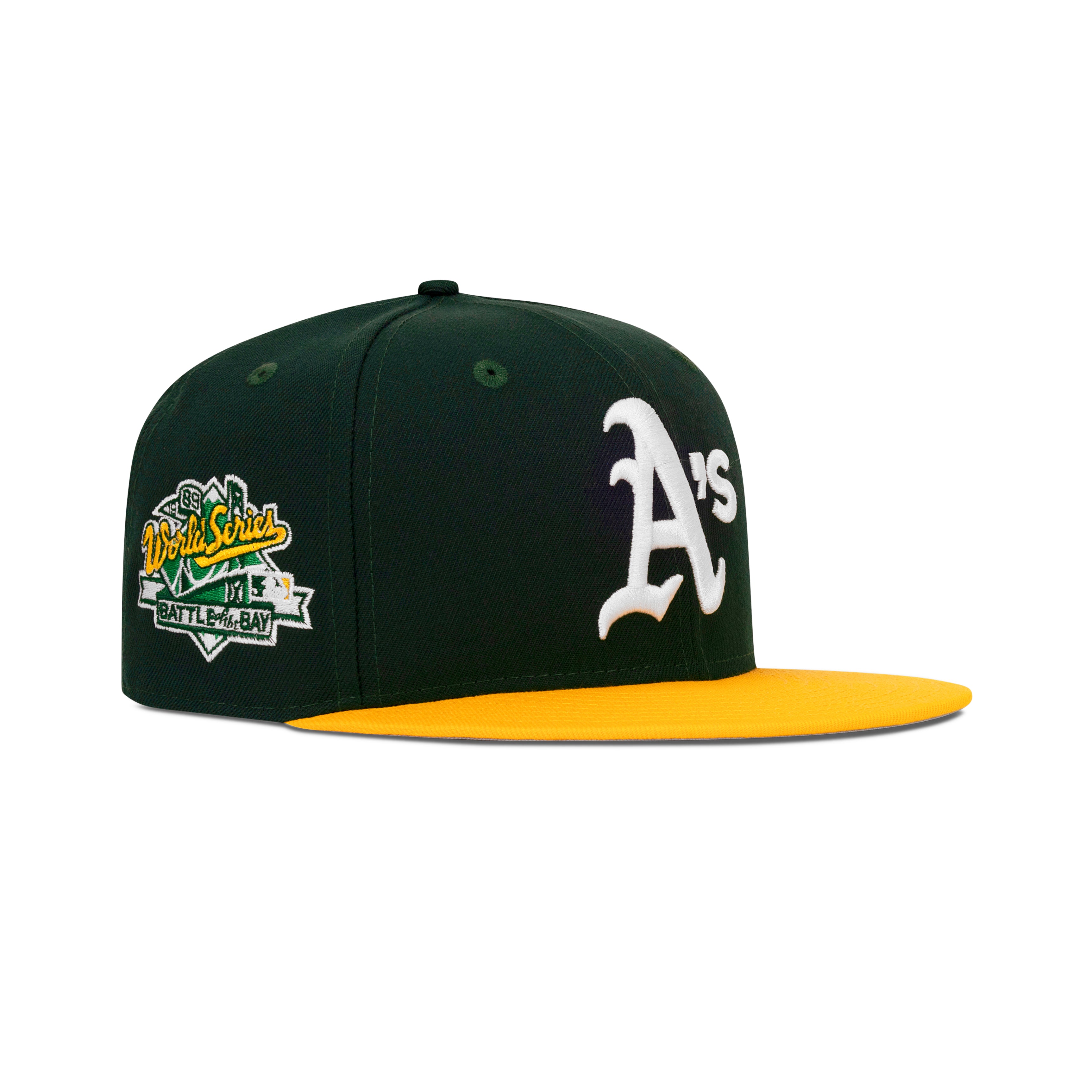 New Era Oakland Athletic's Fitted Grey Bottom 