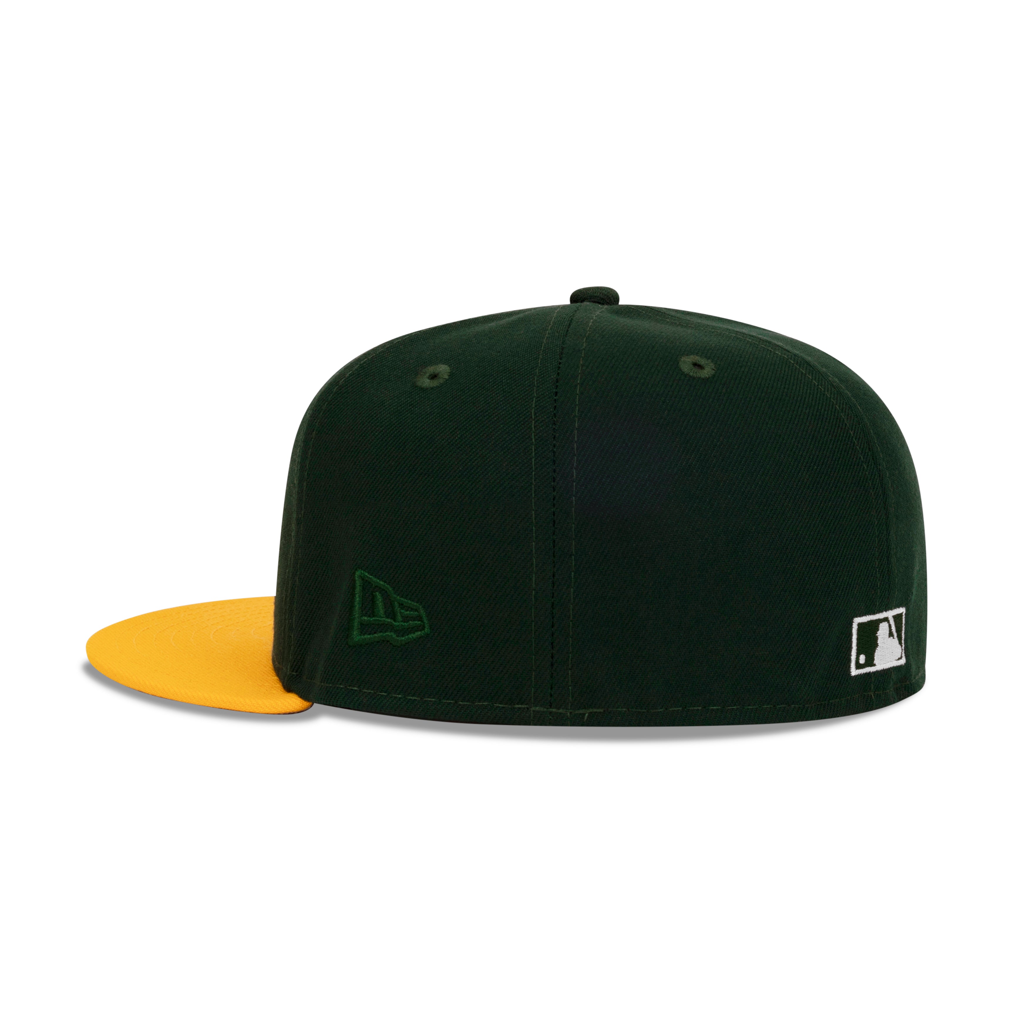 New Era Oakland Athletic's Fitted Grey Bottom 