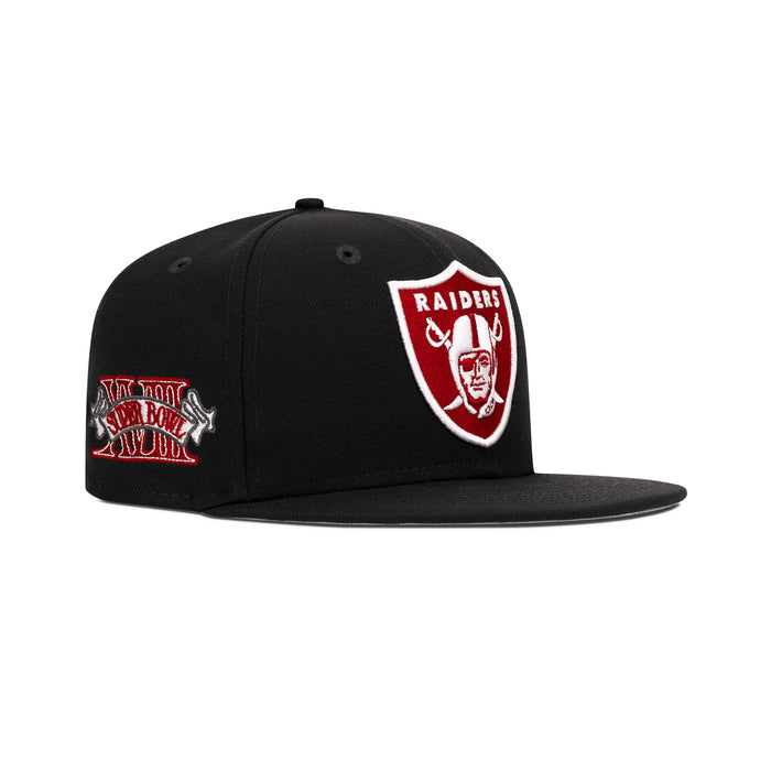 New Era Oakland Raiders Fitted Grey Bottom Black Red – FCS Sneakers