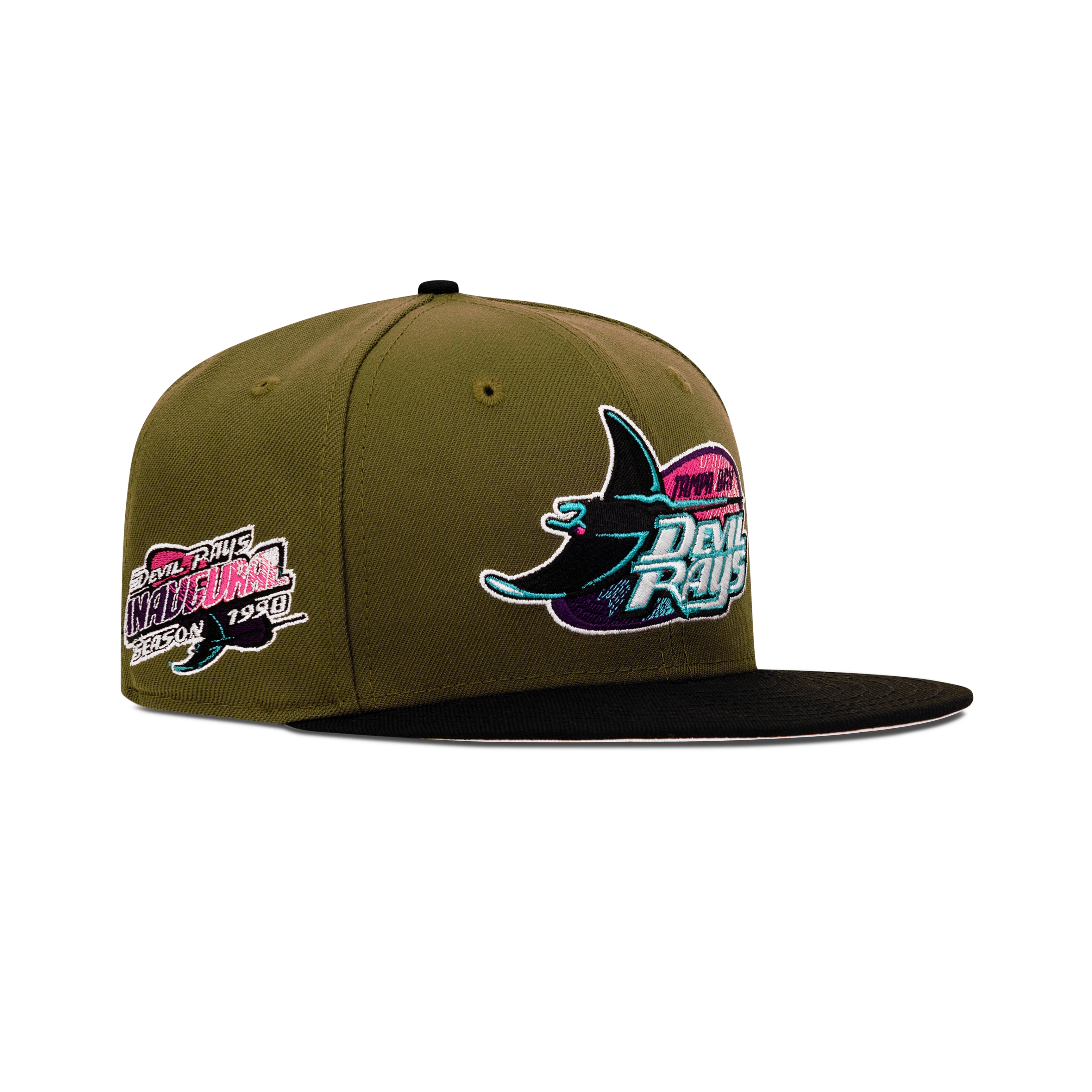 New Era Tampa Bay Rays Fitted Pink Bottom 