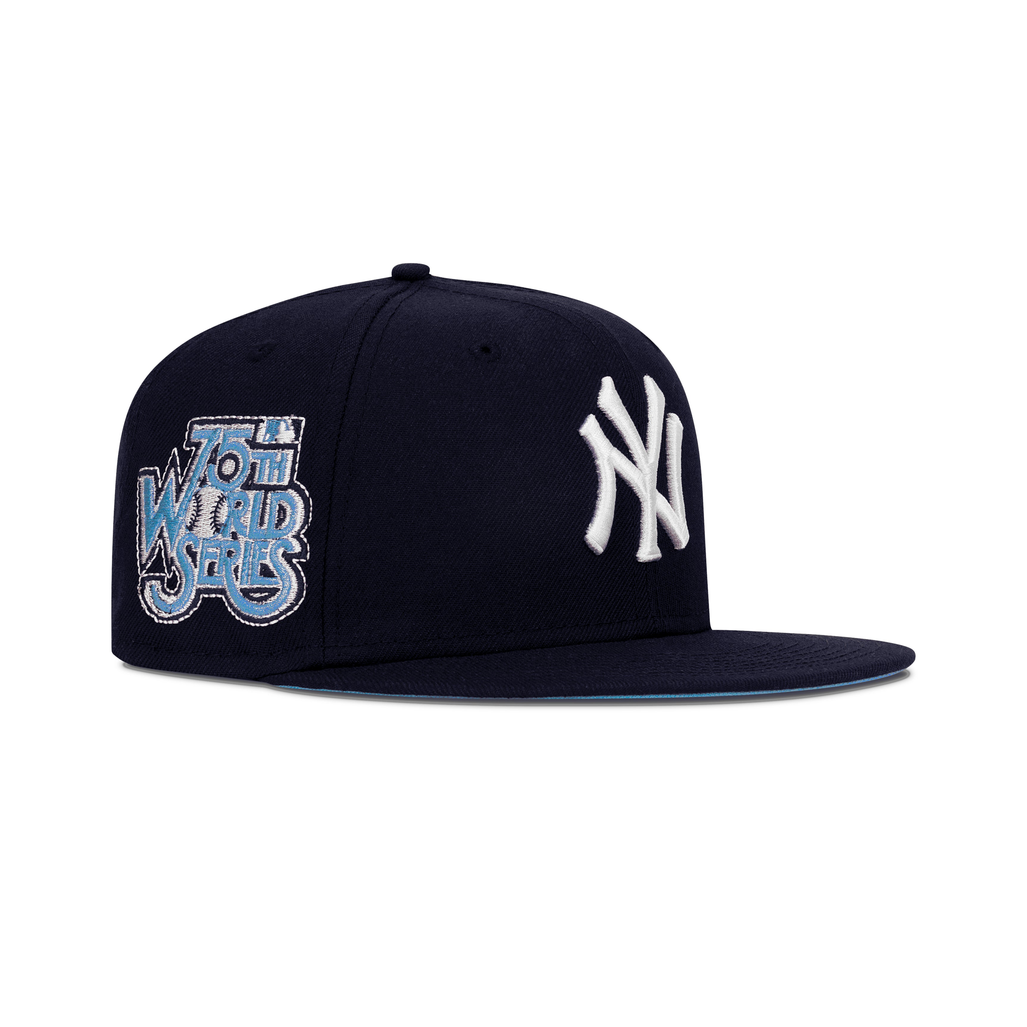 New Era New York Yankees Fitted Sky Blue Bottom 