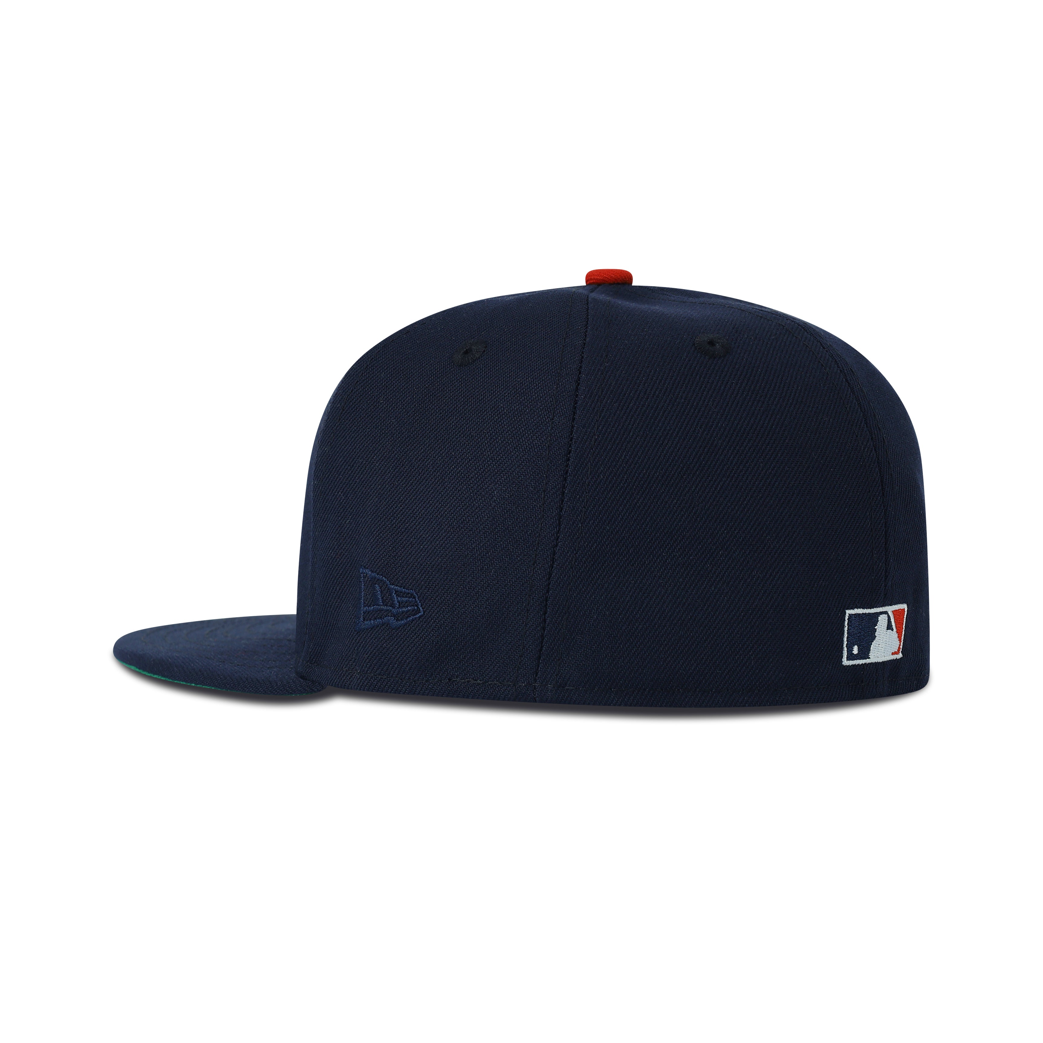 New Era Atlanta Braves Fitted Green Bottom 