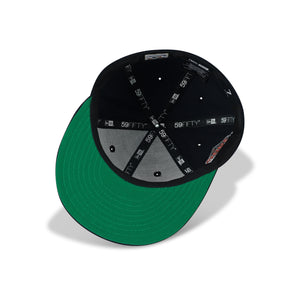 New Era Atlanta Braves Fitted Green Bottom 