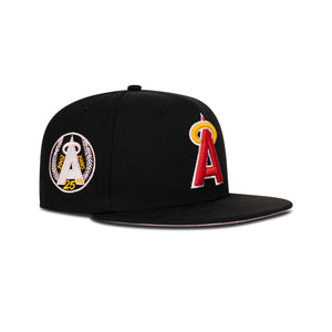 New Era L.A. Anaheim Angels Fitted Pink Bottom 