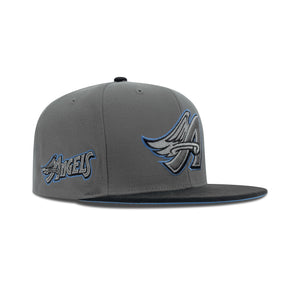 Mitchell & Ness Anaheim Angels Storm Front Snapback Sky Bottom 