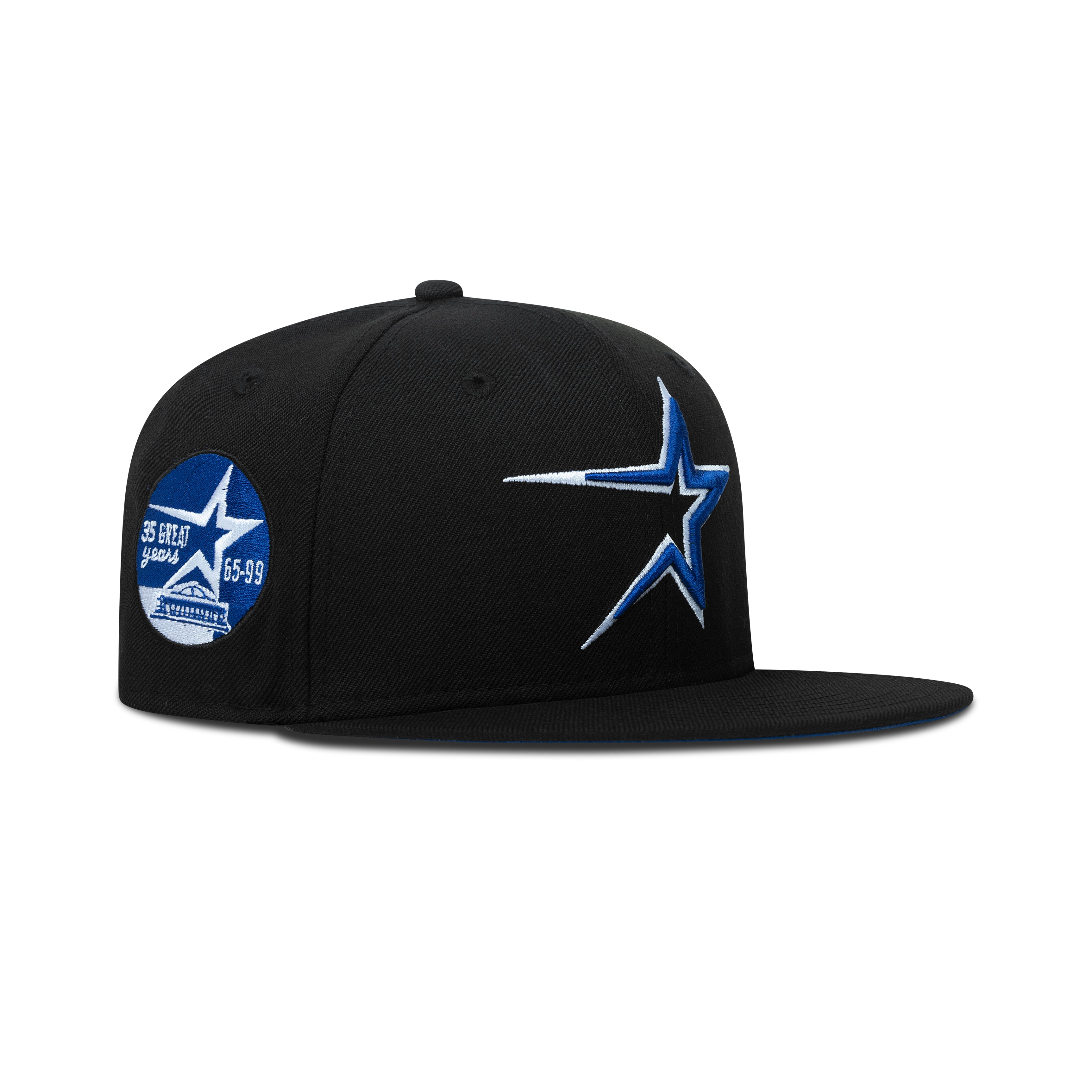 New Era Houston Astros Fitted Royal Bottom 