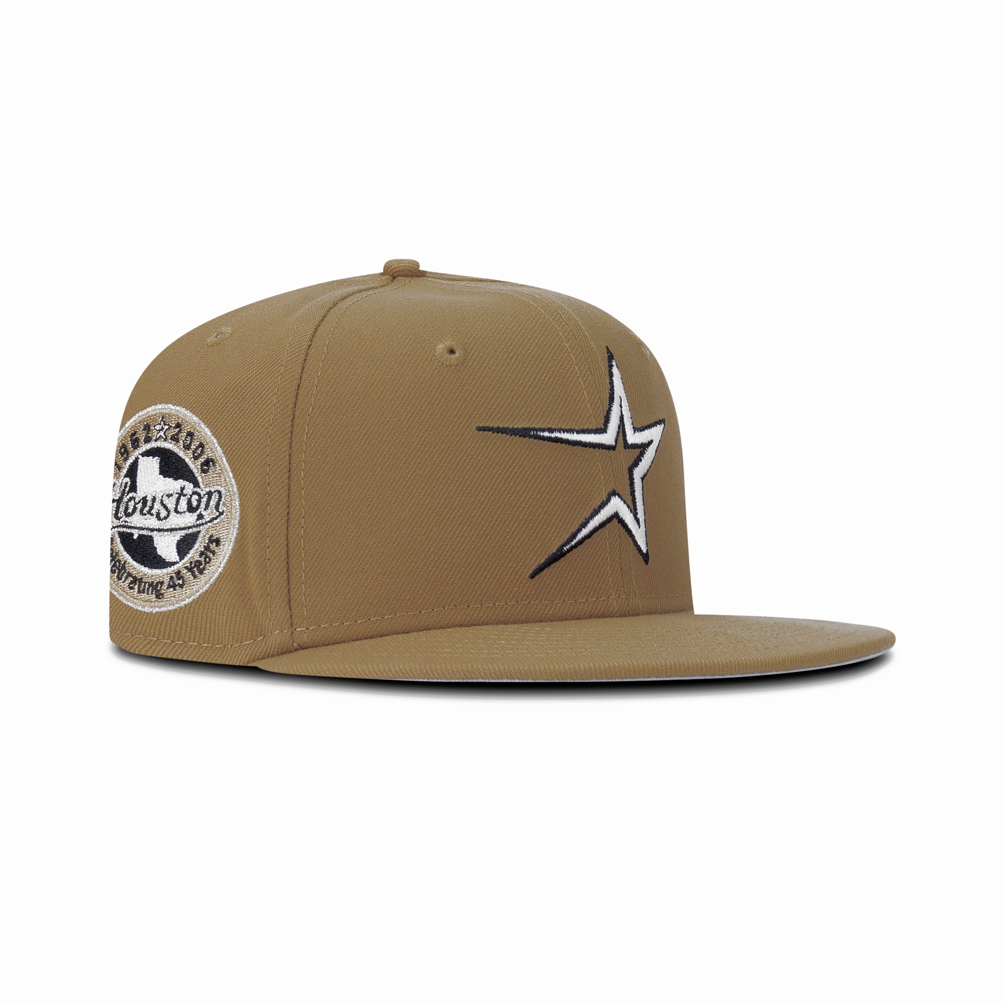 New Era Houston Astros Fitted Grey Bottom 