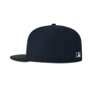 New Era Houston Astros Fitted Grey Bottom "Navy Black Copper" (Astrodome The Original Embroidery)