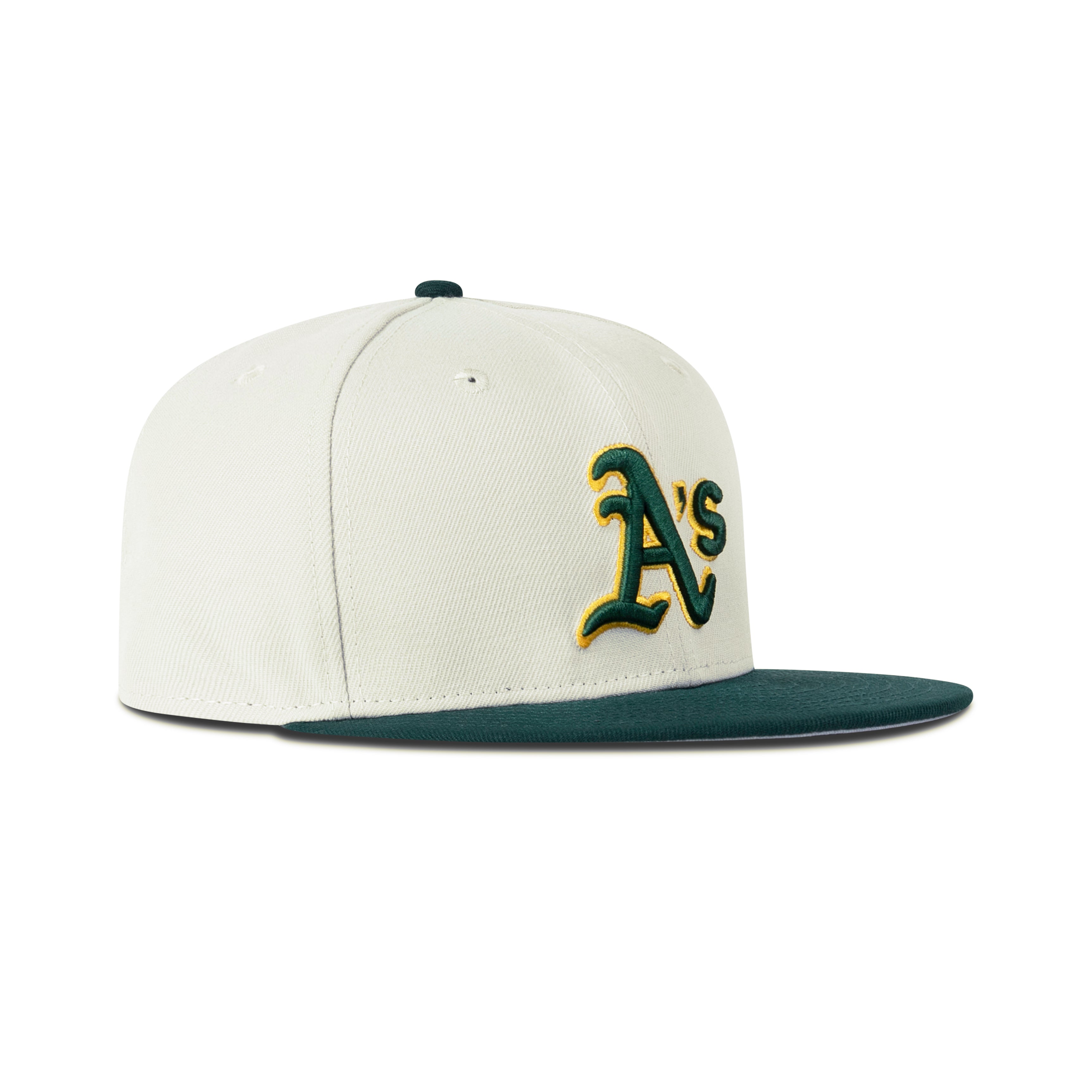 New Era Oakland Athletic's Fitted Grey Bottom 