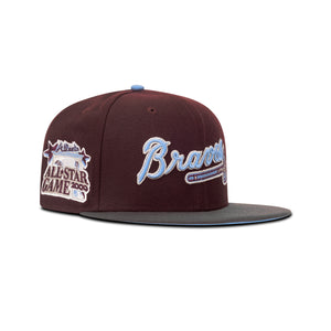 New Era Atlanta Braves Fitted Sky Bottom 