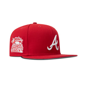 New Era Atlanta Braves Fitted Grey Bottom 