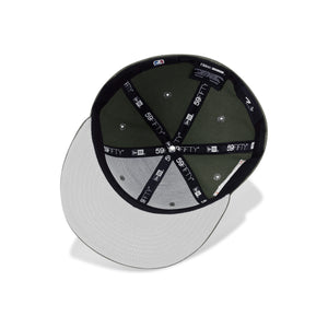 New Era Milwaukee Bucks Fitted Grey Bottom 