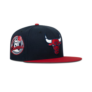 New Era Chicago Bulls Fitted Grey Bottom 