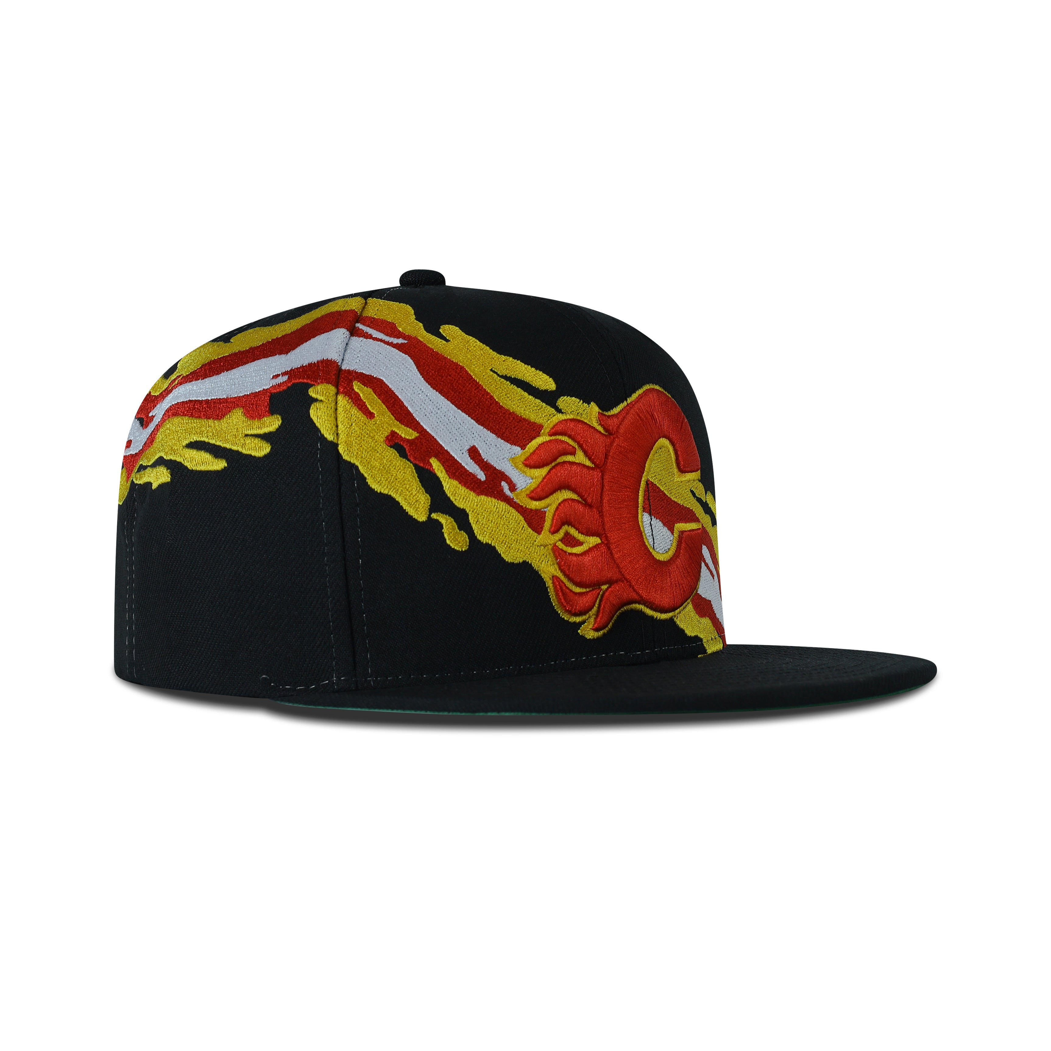 Mitchell & Ness Calgary Flames Snapback Green Bottom 