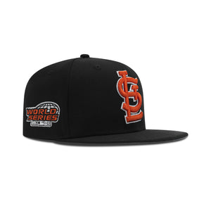 New Era St. Louis Cardinals Fitted Grey Bottom "Black Orange" (2004 World Series Embroidery)