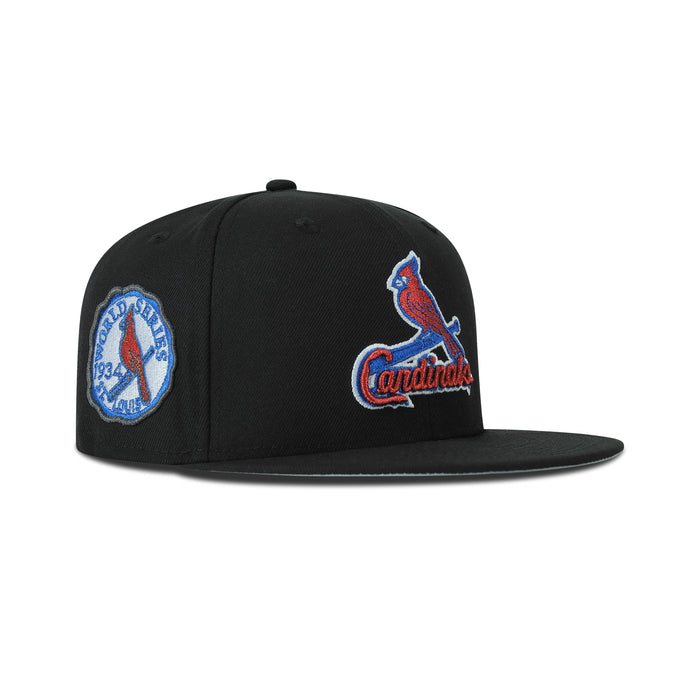New Era St. Louis Cardinals Fitted Grey Bottom "Black Infrared Royal" (1934 World Series Embroidery)