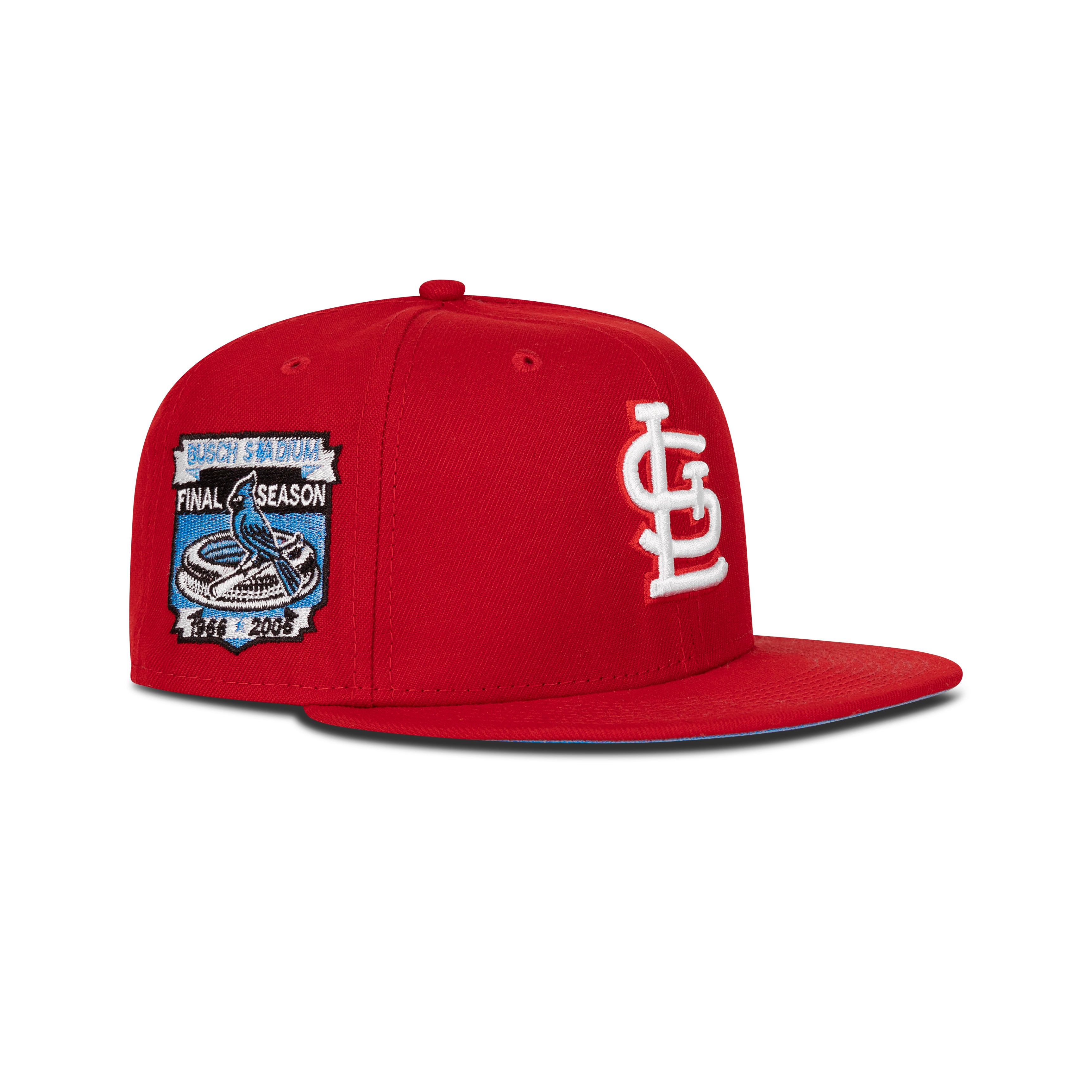 New Era St. Louis Cardinals Fitted Sky Blue Bottom 