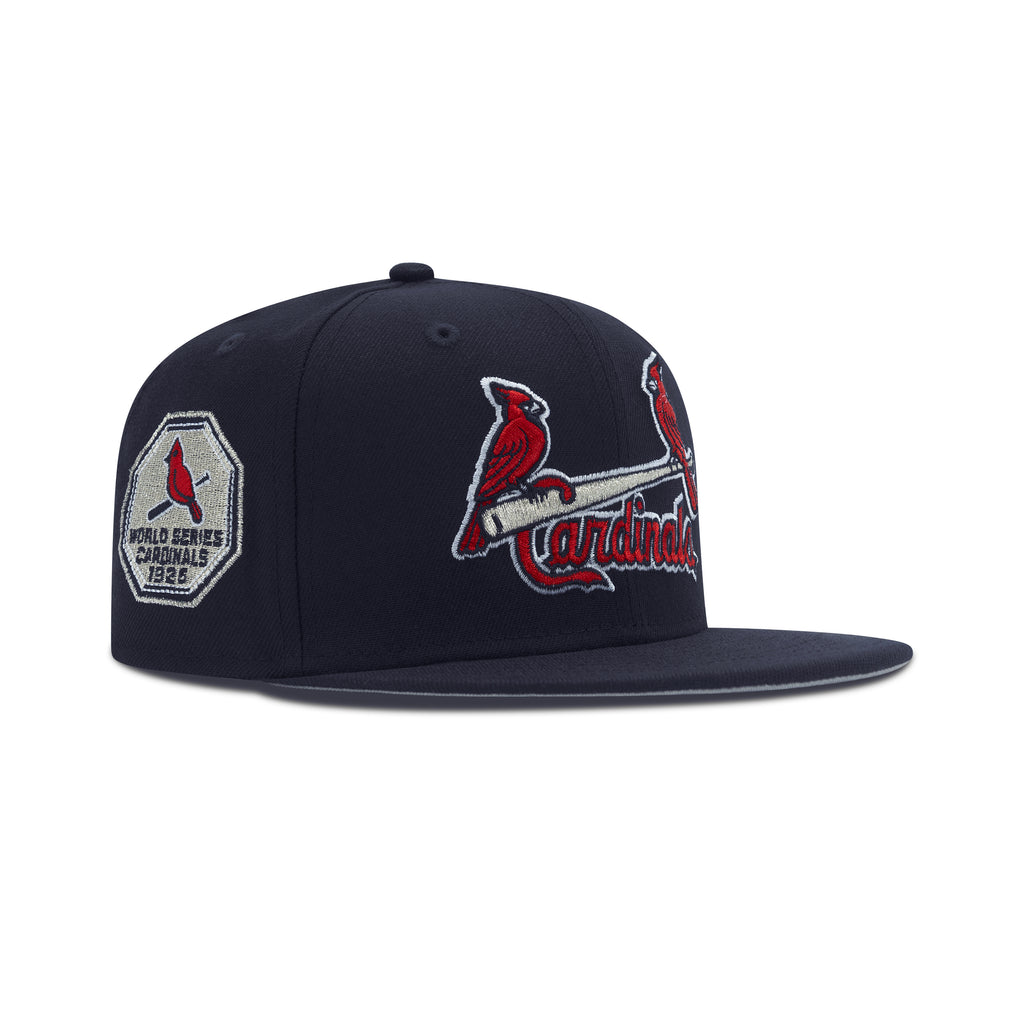 New Era St. Louis Cardinals Fitted Grey Bottom "Navy Red Silver" (1926 World Series Embroidery)