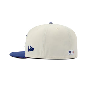 New Era Los Angeles Dodgers Kanji Japan Fitted Red Bottom "Cream Royal" (Japan Flag Embroidery)