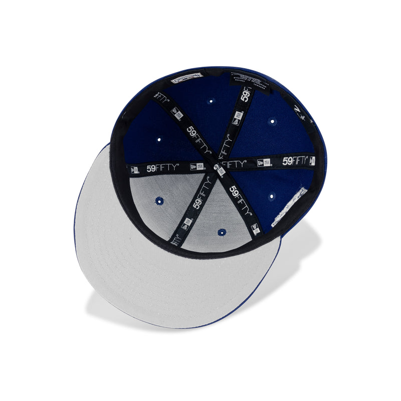 New Era Los Angeles Dodgers Fitted Grey Bottom 