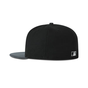 New Era Montreal Expos Fitted Grey Bottom "Black Grey" (Montreal Expo Embroidery)