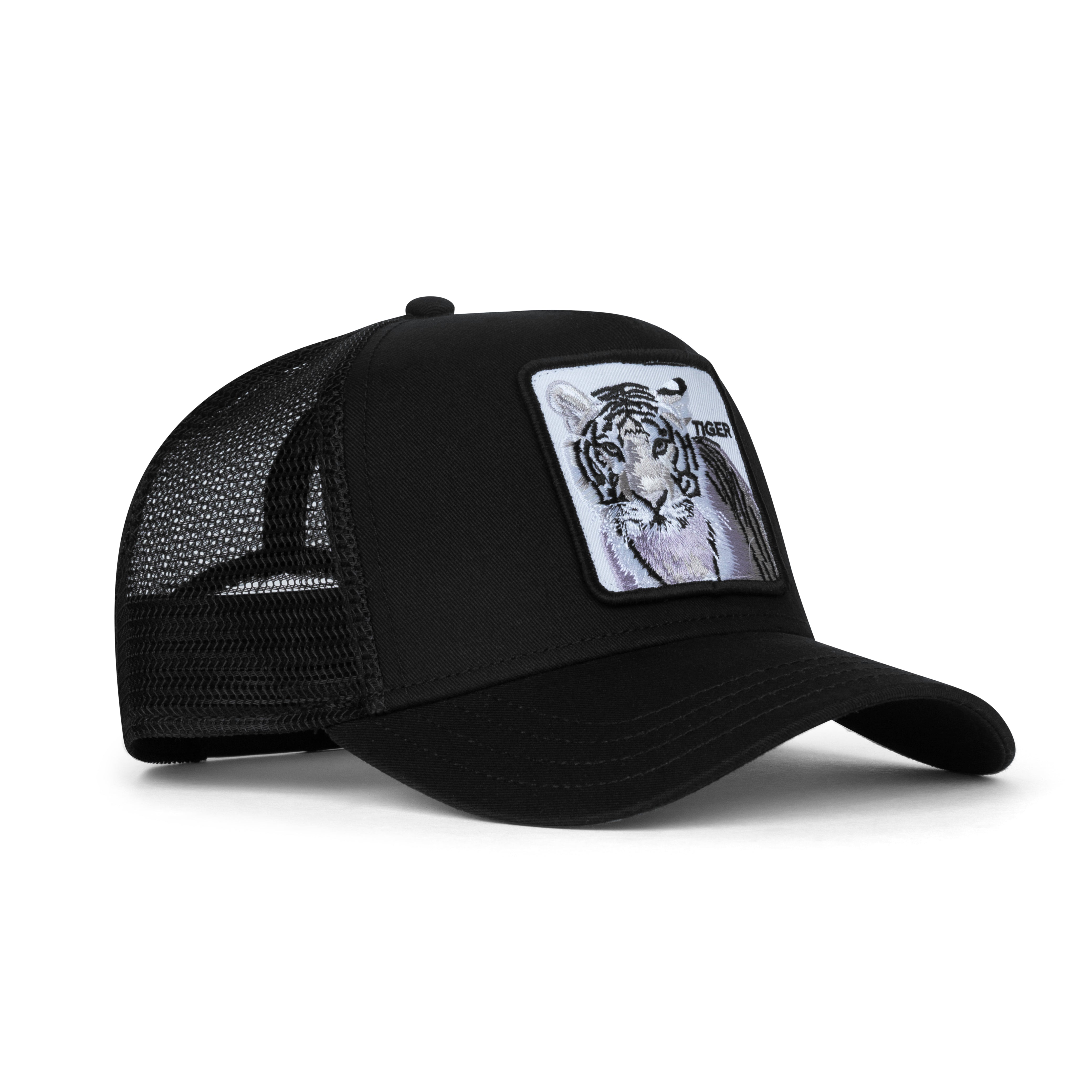 Goorin Bros White Tiger Farm Snapback Trucker Hat 