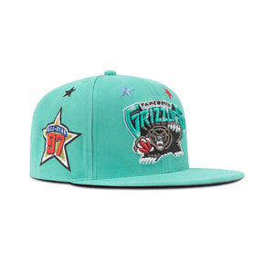 Mitchell & Ness Vancouver Grizzlies 1997 Top Star Snapback Green Bottom 