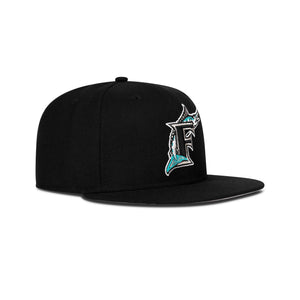 New Era Florida Marlins Fitted Grey Bottom 