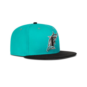 New Era Florida Marlins Fitted Grey Bottom 