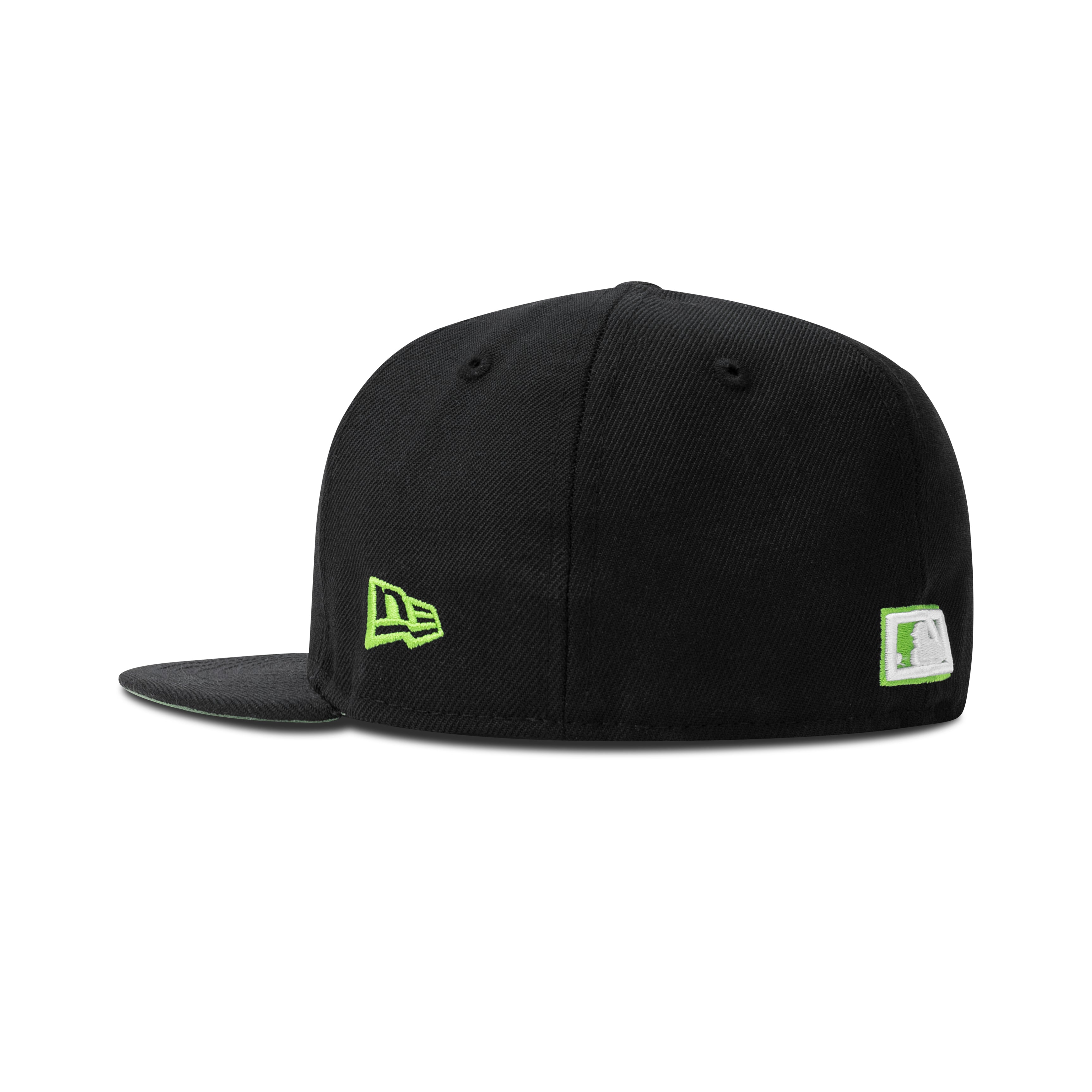 New Era NYY X NYM Fitted Lime Green Bottom 