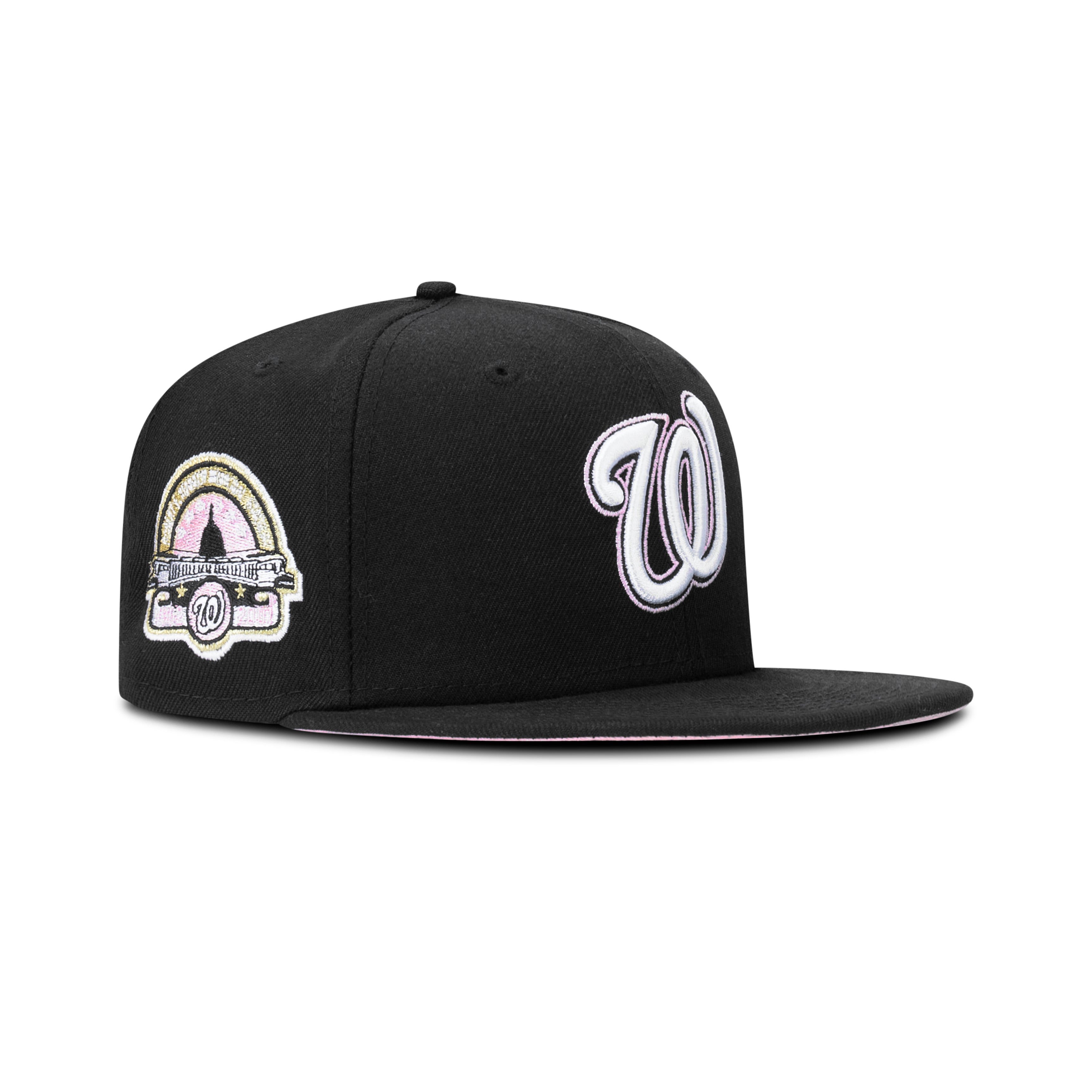 New Era Washington Nationals Fitted Pink Bottom 