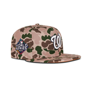 New Era Washington Nationals Fitted Orange Bottom 