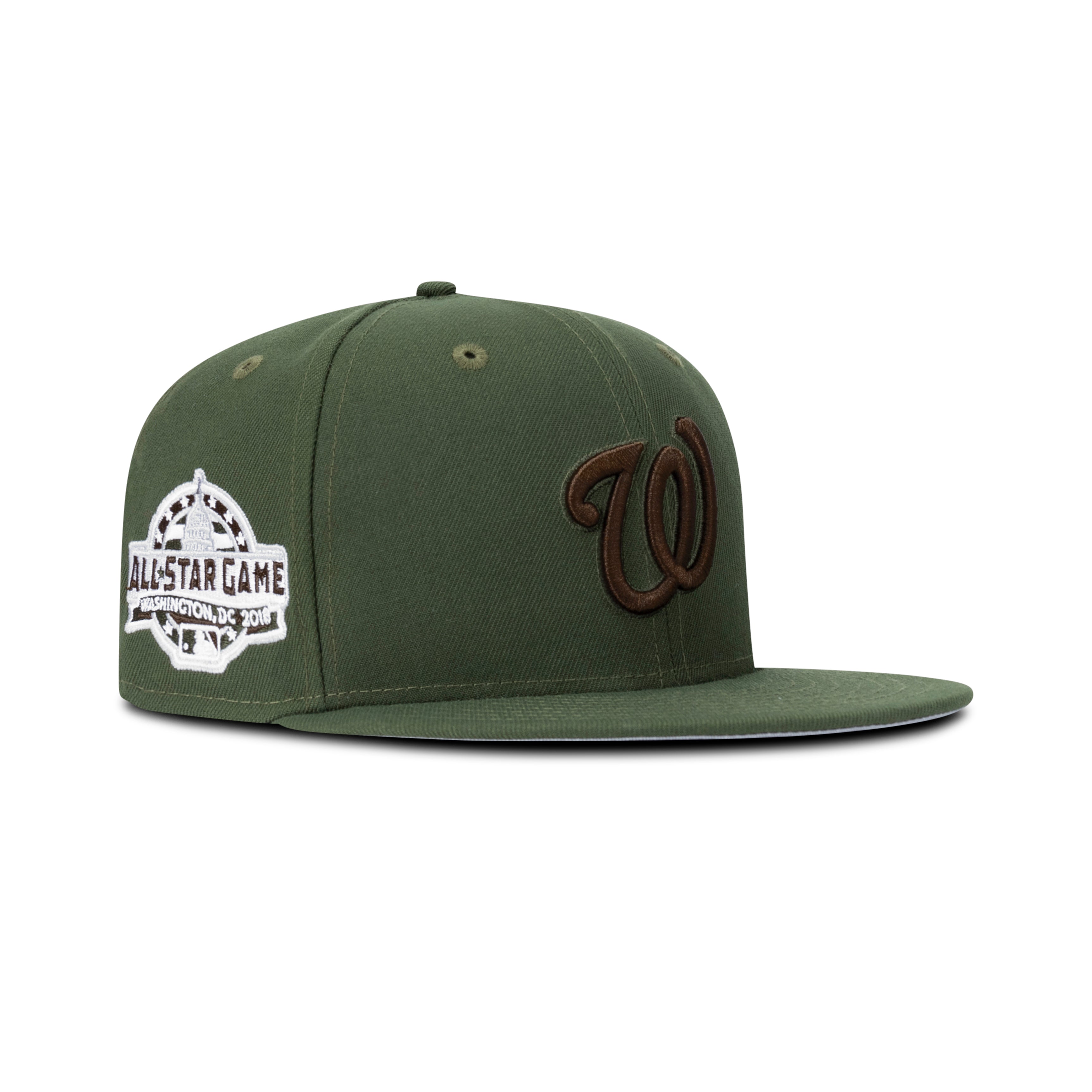 New Era Washington Nationals Fitted Grey Bottom 